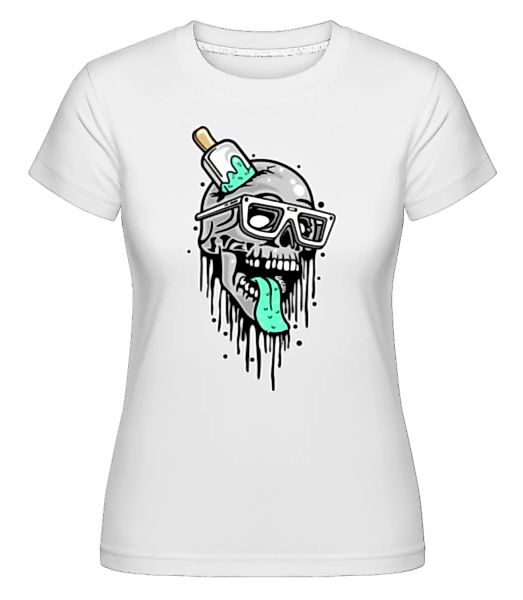 Coloured Skull · Shirtinator Frauen T-Shirt günstig online kaufen