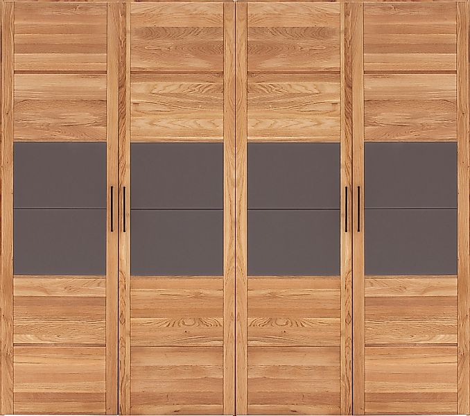 Home affaire Kleiderschrank "Chamara" aus massivem Eichenholz, in unterschi günstig online kaufen