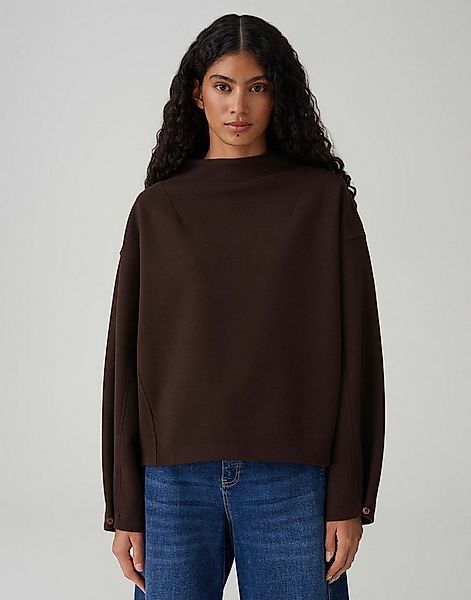 OPUS Sweatshirt GARIANE mit variablen Ärmeldesign Weite Passform, schmal zu günstig online kaufen