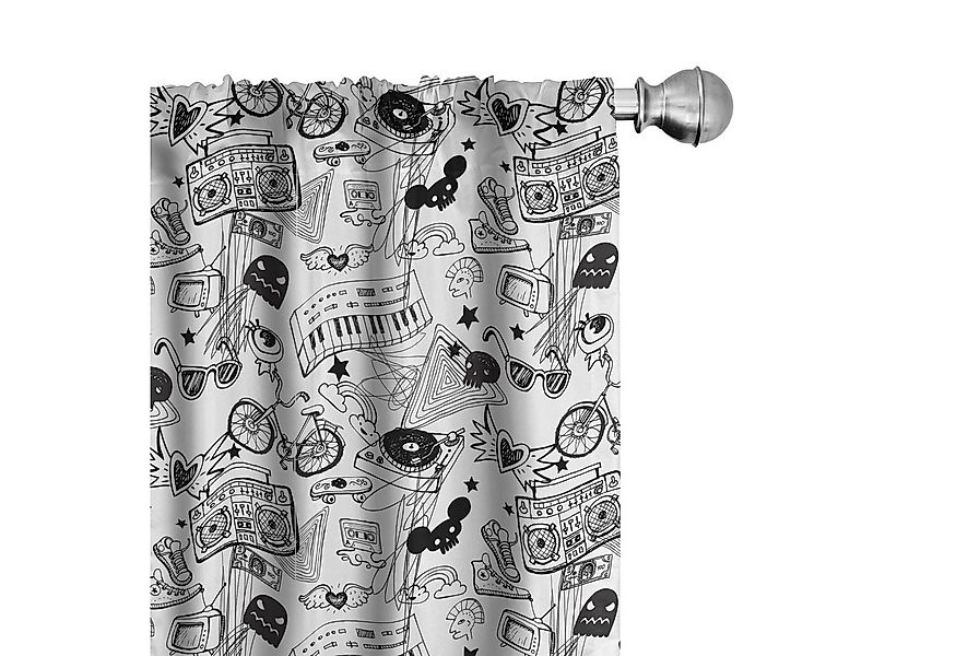 Abakuhaus Gardine Vorhang für Wohnzimmer Schlafzimmer Dekor, Microfaser, Sc günstig online kaufen