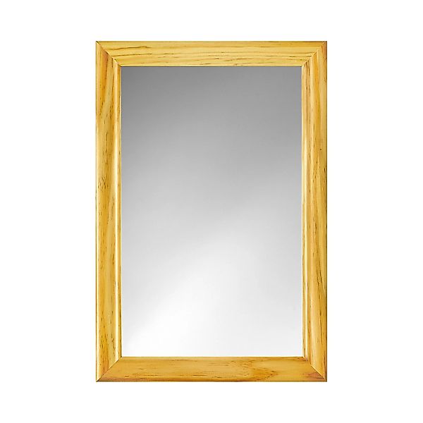 Kristall-Form Rahmenspiegel Halvar 35 cm x 51 cm Holz Kiefer günstig online kaufen