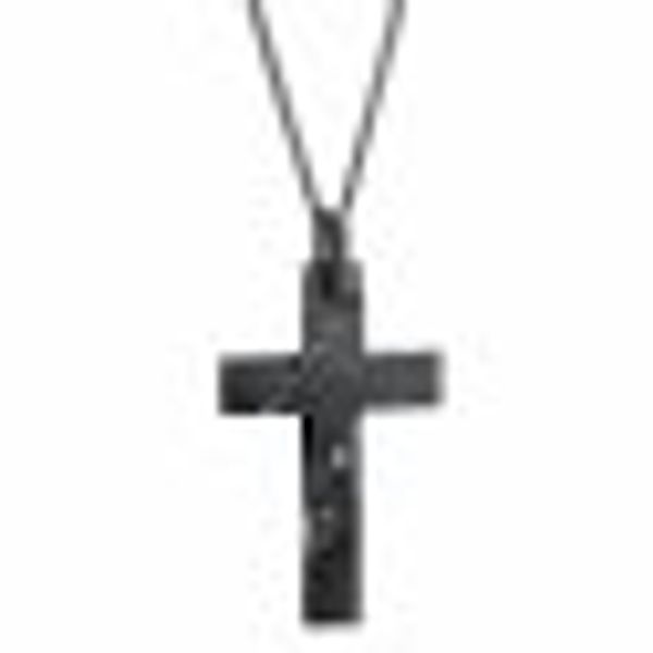 Halskette 925 Sterling Silber oxidiert Kreuz günstig online kaufen