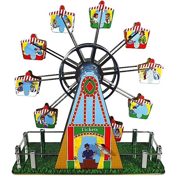 Dekoobjekt Blechspielzeug »Riesenrad mit Gondeln und günstig online kaufen