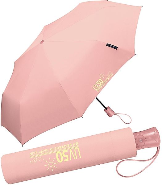 HAPPY RAIN Taschenregenschirm UV-Protect UV50 mit günstig online kaufen