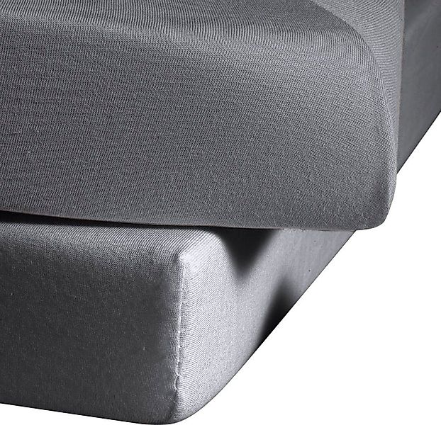 fleuresse Betttuch Colours, Mako-Satin, Gummizug: ohne, günstig online kaufen