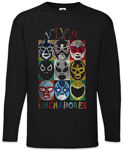 Urban Backwoods Langarmshirt Luchadores Langarm T-Shirt Mexiko Wrestling Wr günstig online kaufen