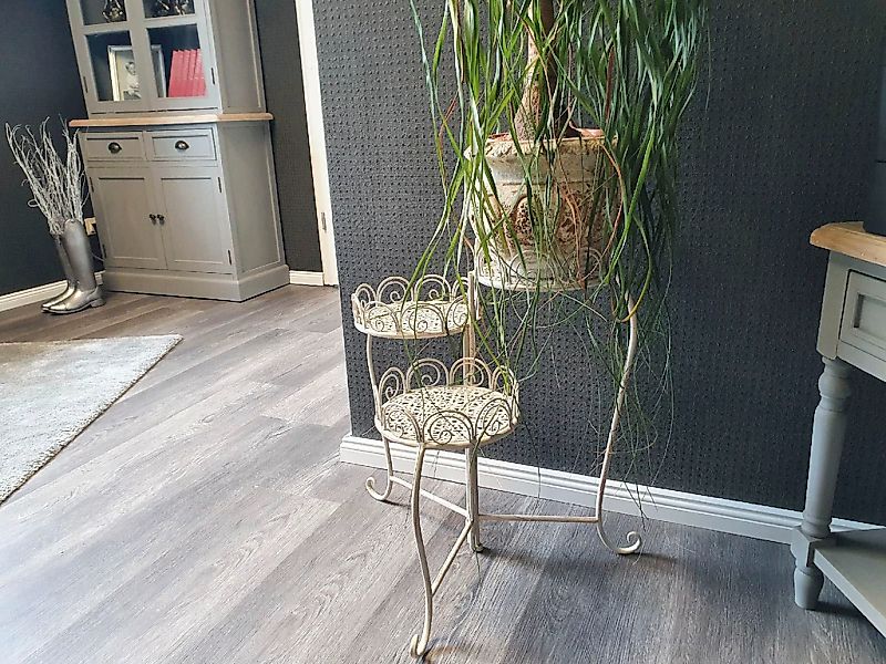 Ambiente Haus Blumenhocker »3er Blumenständer - klappbar Antikweiß«, (1 St. günstig online kaufen
