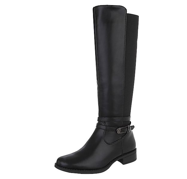 Ital-Design Elegante Stiefel für Damen mit hoher Passform und Schnalle Stie günstig online kaufen