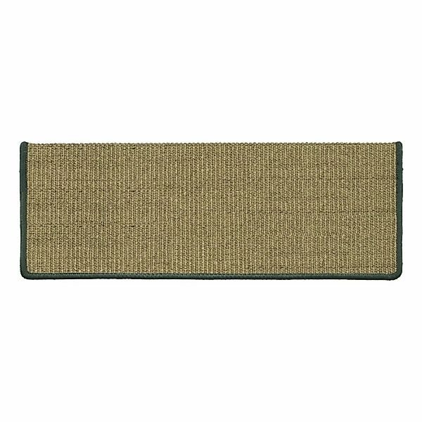 Karat Stufenmatte Sisal Pure Nature Selbstklebend Grün Rechteckig 23,5 x 65 günstig online kaufen