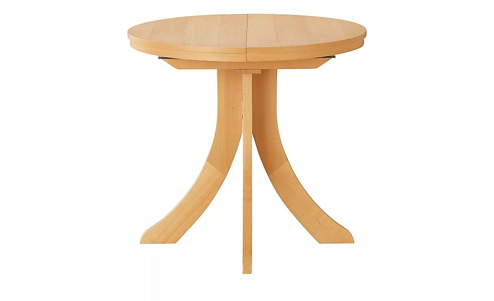 Säulentisch ausziehbar - holzfarben - 74 cm - Tische > Esstische - Möbel Kr günstig online kaufen