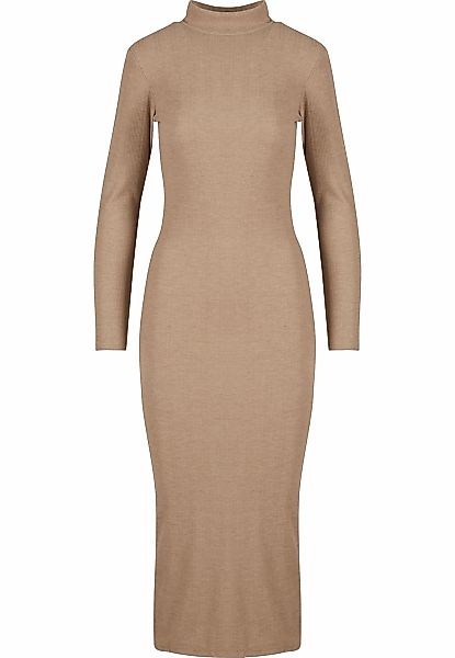 URBAN CLASSICS Shirtkleid "Urban Classics Ladies Rib Longlseeve Mockneck Dr günstig online kaufen
