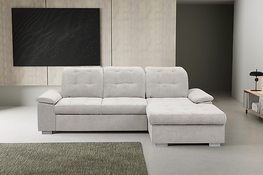 WERK2 Ecksofa »Carmen, mit Bettfunktion & Bettkasten, optional Sitztiefenve günstig online kaufen