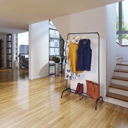 relaxdays Garderobenständer Metall Kleiderständer mit Ablage, günstig online kaufen