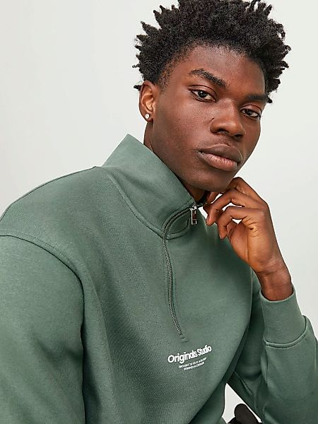 Jack & Jones Sweatshirt JORVESTERBRO SWEAT QUARTER ZIP HN NOOS günstig online kaufen