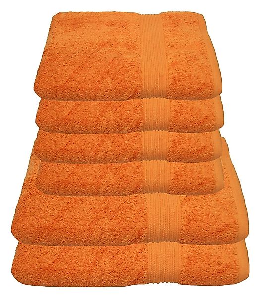 Julie Julsen Handtücher 6-Handtücher-Orange, Baumwolle (6-St) günstig online kaufen
