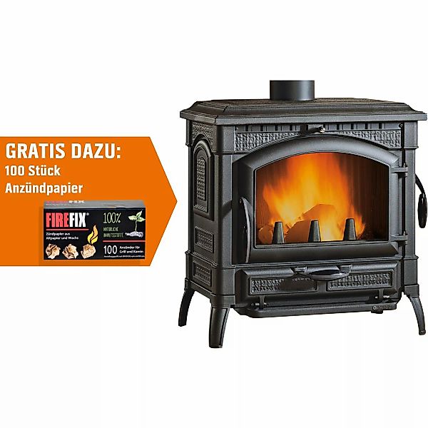 La Nordica Kaminofen Isotta Gusseisen Schwarz 11,9 kW EEK: A+ günstig online kaufen