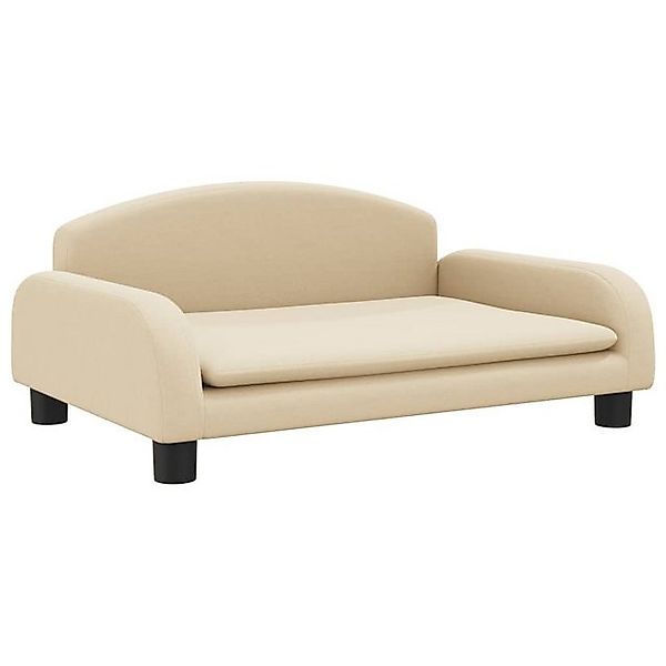 vidaXL Kindersofa Kindersofa Creme 70x45x30 cm Stoff Kindercouch Kindermöbe günstig online kaufen