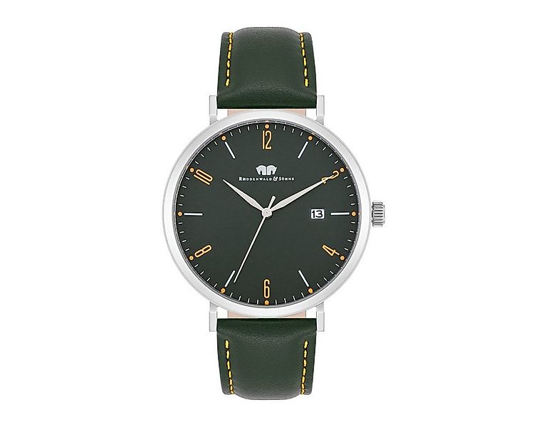 Rhodenwald & Söhne Quarzuhr Arakon II dunkelgrün, mit Quarzwerk günstig online kaufen