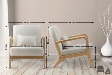 CLP Loungesessel Hibbing, mit Stoff-Bezug, Gestell günstig online kaufen