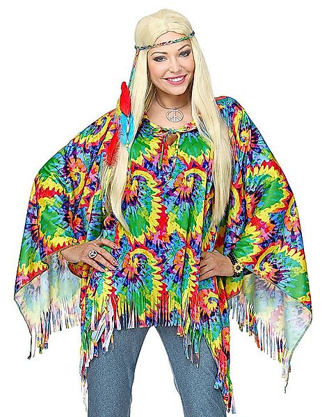 Boland Hippie-Kostüm Hippie-Poncho Hippie-Kostüm Karnevalskostüm für Damen günstig online kaufen
