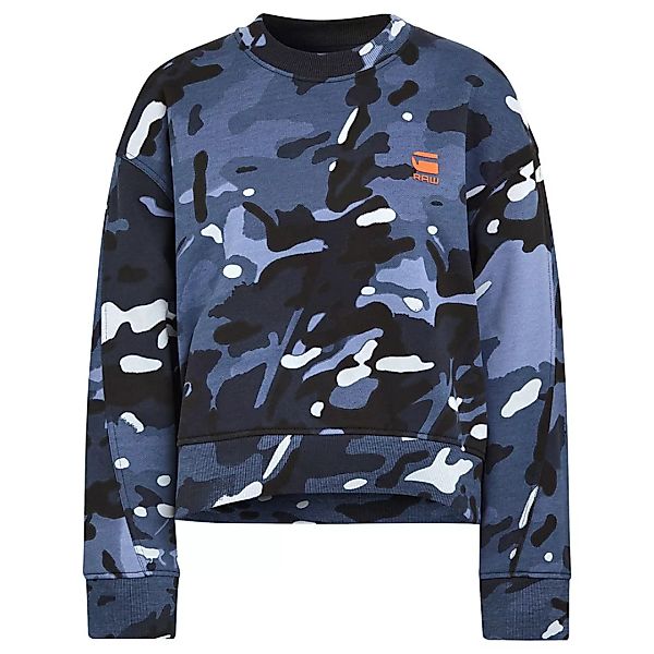 G-star Loose Fit Camo All Over Print Sweatshirt XS Faze Blue Multi Camo günstig online kaufen