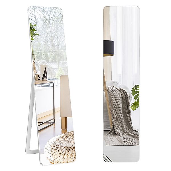 COSTWAY Standspiegel, Ganzkörperspiegel stehend/ Wandmontage, 160 günstig online kaufen