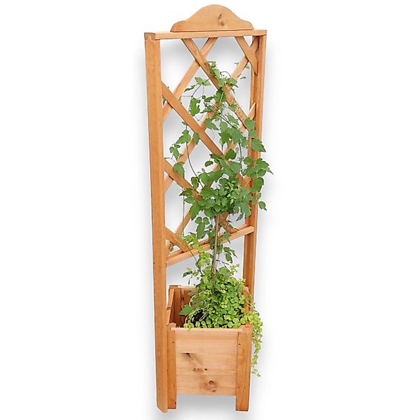 Eck-Pflanzkasten Botanica mit Spalier 140 cm x 47 cm x 45 cm günstig online kaufen