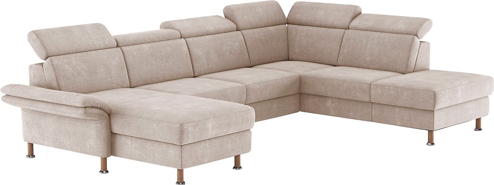 Home affaire Wohnlandschaft "Calypso U-Form" wahlweise mit motorischer Rela günstig online kaufen