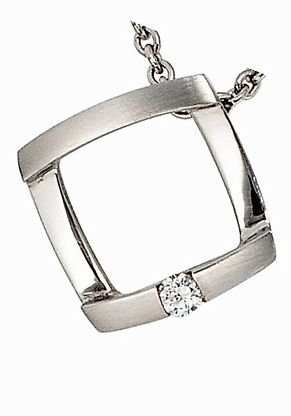 JOBO Kettenanhänger Anhänger mit Diamant, 950 günstig online kaufen