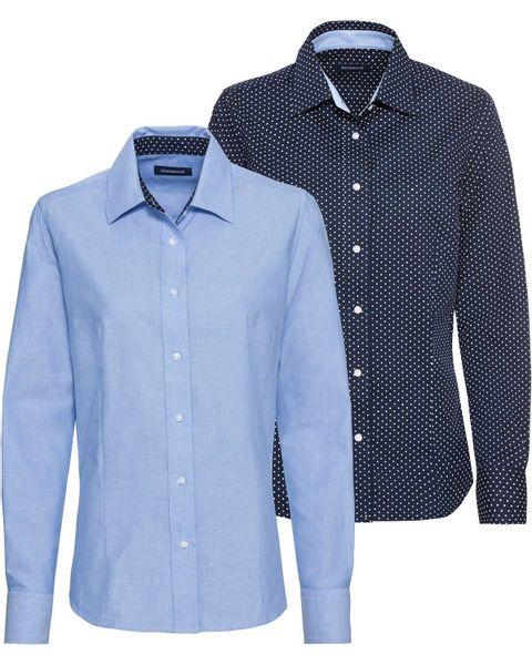 Highmoor Hemdbluse Blusen im Doppelpack günstig online kaufen
