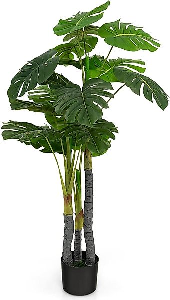 Kunstpflanze Monstera-Baum, KOMFOTTEU, Höhe 120 cm, günstig online kaufen