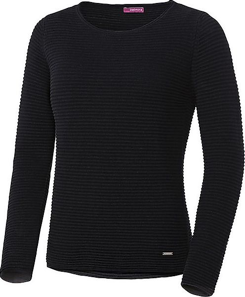 belmina Strickpullover Hochwertiger Baumwoll-Strick günstig online kaufen