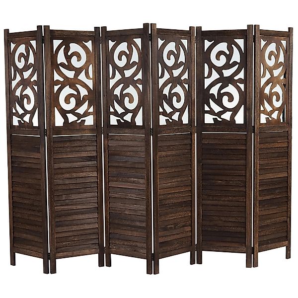 MCW Paravent Izmir 170x241x2cm Braun günstig online kaufen
