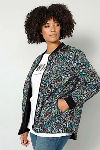 Sara Lindholm Steppjacke Stepp-Wendejacke Stepp in Farbe/Blumen Langarm günstig online kaufen