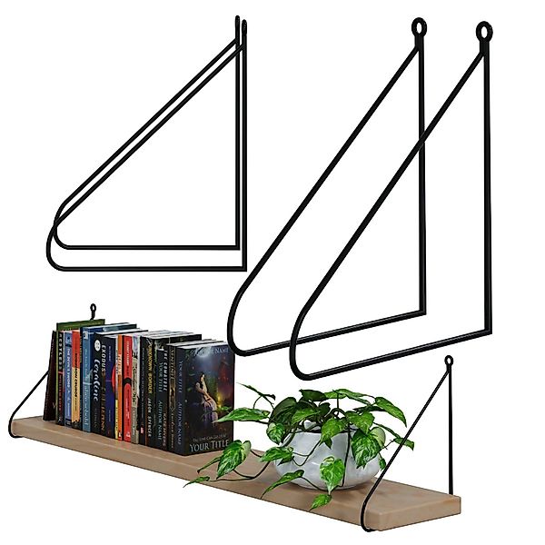 HAGO Wandregalhalter DIY 2er Set Wandregalhalter günstig online kaufen