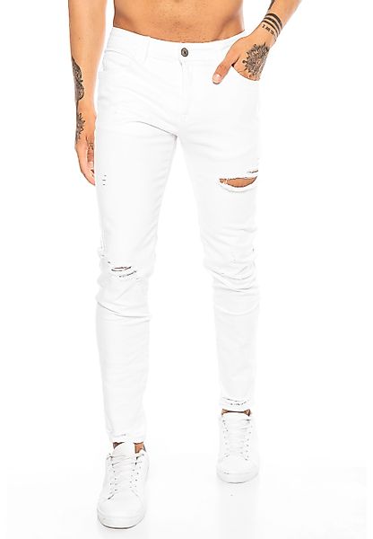 RedBridge Destroyed-Jeans in weiß mit trendigen günstig online kaufen