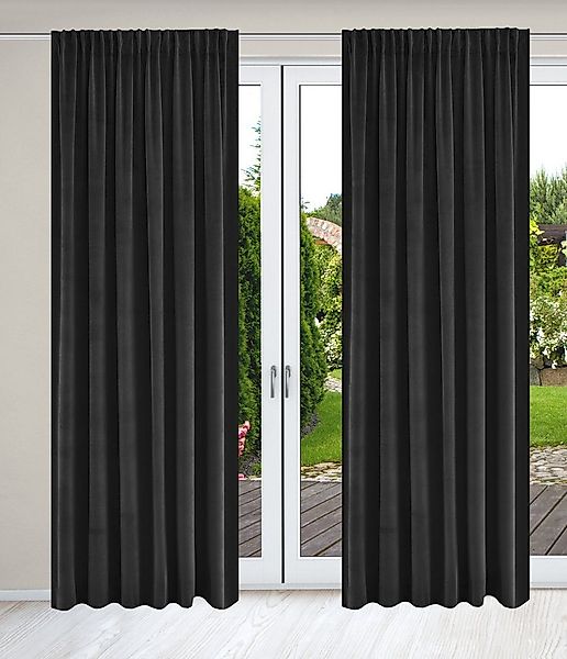 Guido Maria Kretschmer Home&Living Vorhang SAMT (2 St), Multifunktionsband, günstig online kaufen