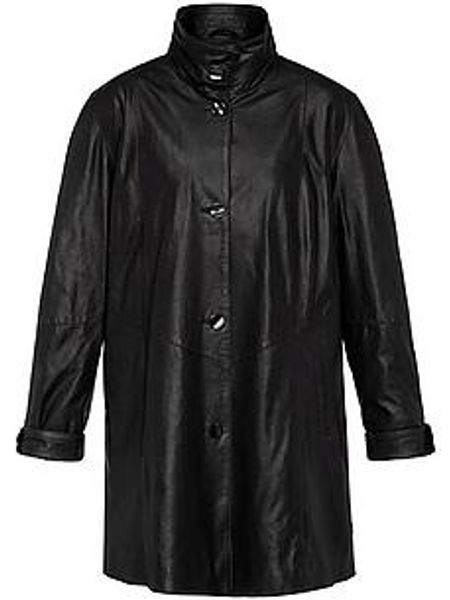 Ledermantel aus 100% Leder Anna Aura schwarz günstig online kaufen