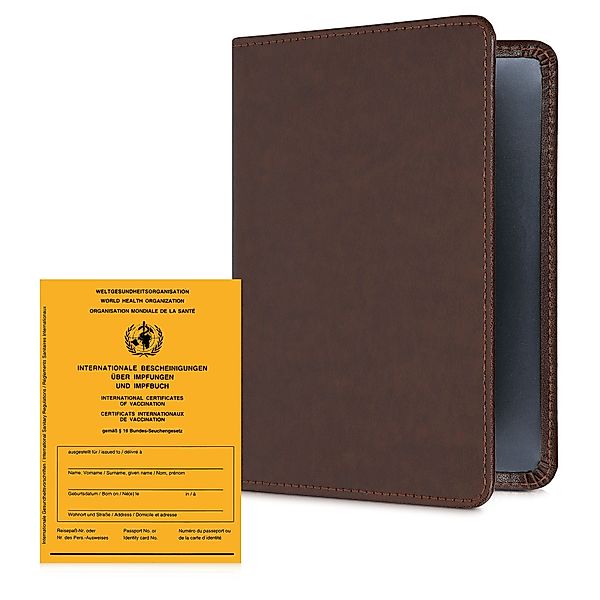 kwmobile Etui Impfpass Hülle aus Kunstleder, günstig online kaufen