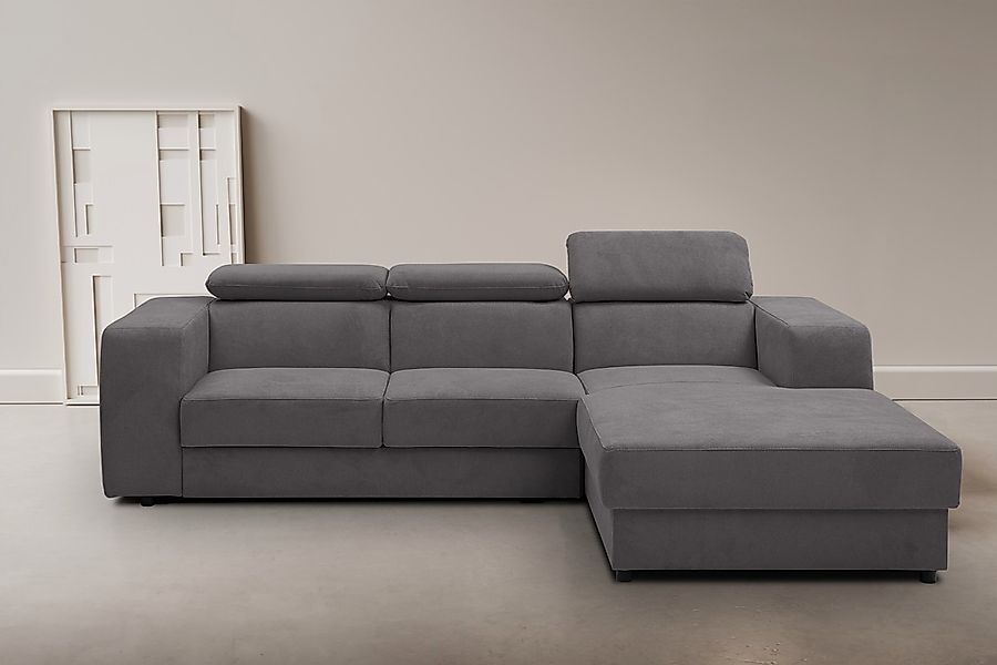 WERK2 Ecksofa "Cherry, modernes Sofa mit Komfortfunktionen, Breite 270cm, L günstig online kaufen