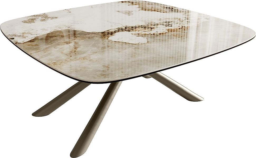 DELIFE Couchtisch Edge, Boot 90x90 cm günstig online kaufen