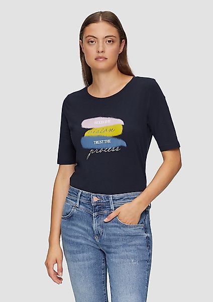 s.Oliver Kurzarmshirt T-Shirt Elastisches T-Shirt mit günstig online kaufen