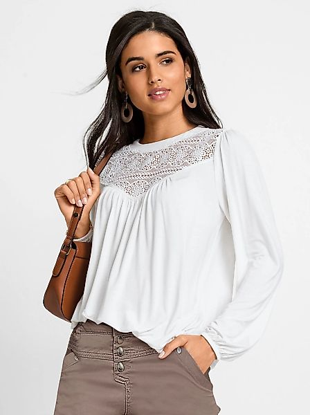 Inspirationen Spitzenshirt "Shirt" 1 Stk. günstig online kaufen