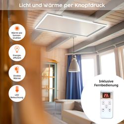 Könighaus Infrarotheizung LED Deckenheizung, praktische Steuerung günstig online kaufen