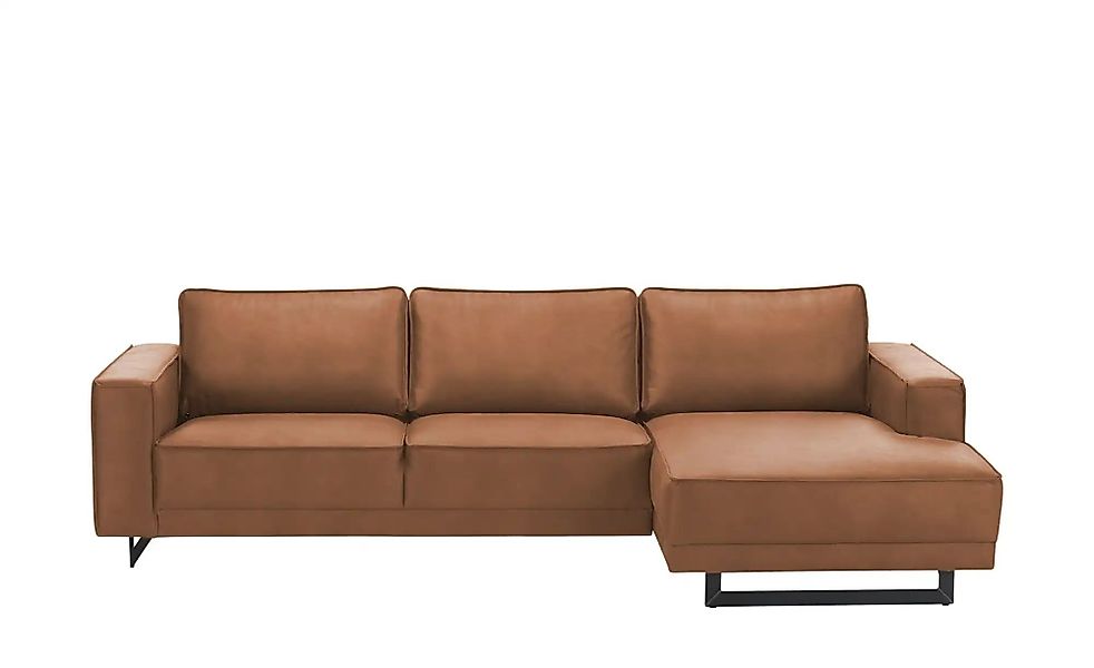 SOHO Ecksofa aus recyceltem Leder Sanja ¦ braun ¦ Maße (cm): B: 285 H: 85 T günstig online kaufen