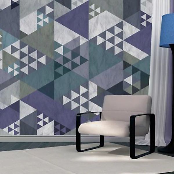 artgeist Fototapete Blue patchwork mehrfarbig Gr. 50 x 1000 günstig online kaufen