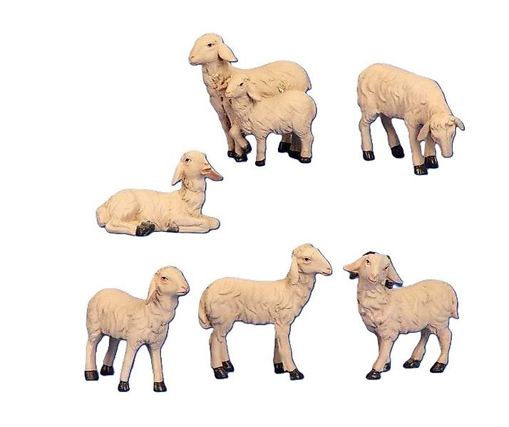 Geschenkestadl Tierfigur 6 süße Schafe im günstig online kaufen