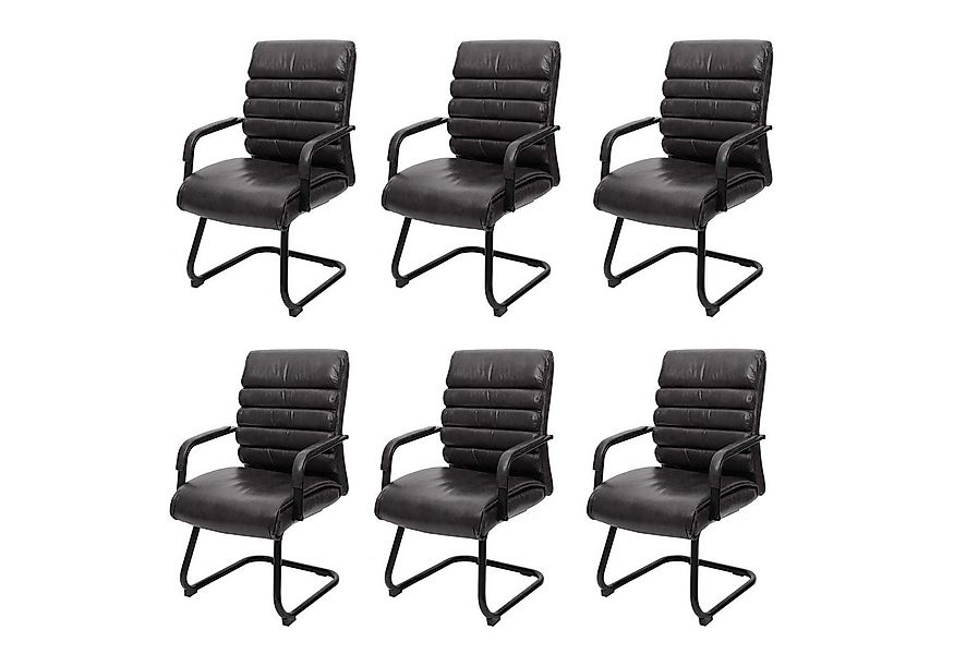 MCW Freischwinger MCW-H31-6 (Set, 6 St), 6er-Set, Mit Armlehnen, weiche Pol günstig online kaufen