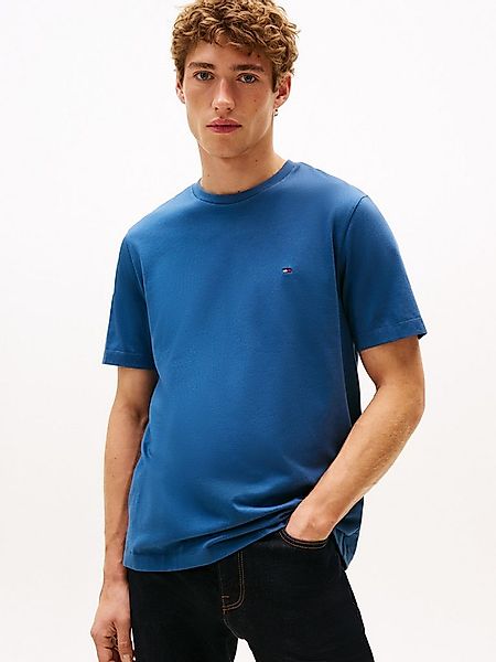 Tommy Hilfiger T-Shirt ESSENTIAL REGULAR FIT SOLID mit Stickerei unifarben, günstig online kaufen