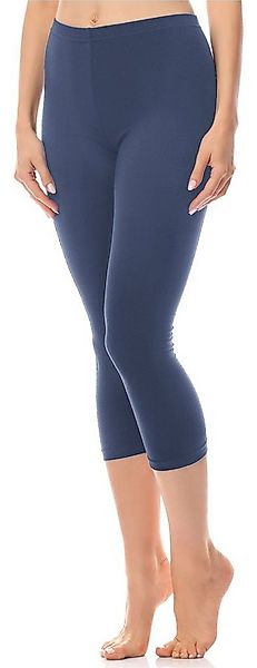 Antie Leggings Damen 3/4 Capri Hose AN60-101 (1-tlg) aus Baumwolle günstig online kaufen